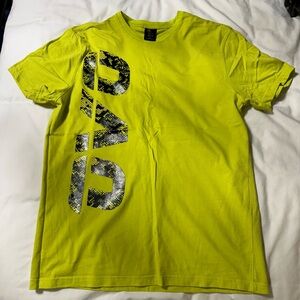 OVO Snakeskin Branded T-shirt - Lime